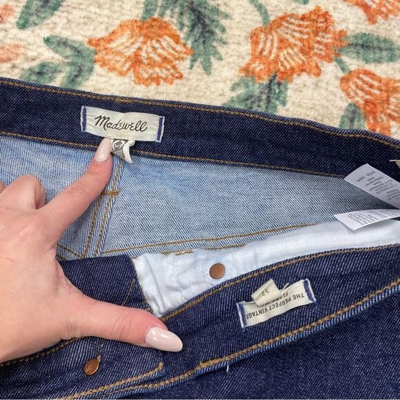 Madewell The Perfect Vintage Wide-Leg Jean Size 32 - Picture 5 of 7